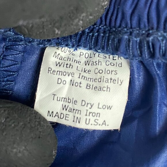 Vintage Nike F.I.T. Logo Pants Men's Medium Blue Woven Tapered Jogger USA - Picture 11 of 16